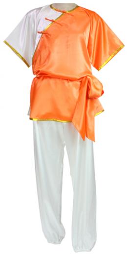 色違い半袖表演服☆二色・オレンジ☆